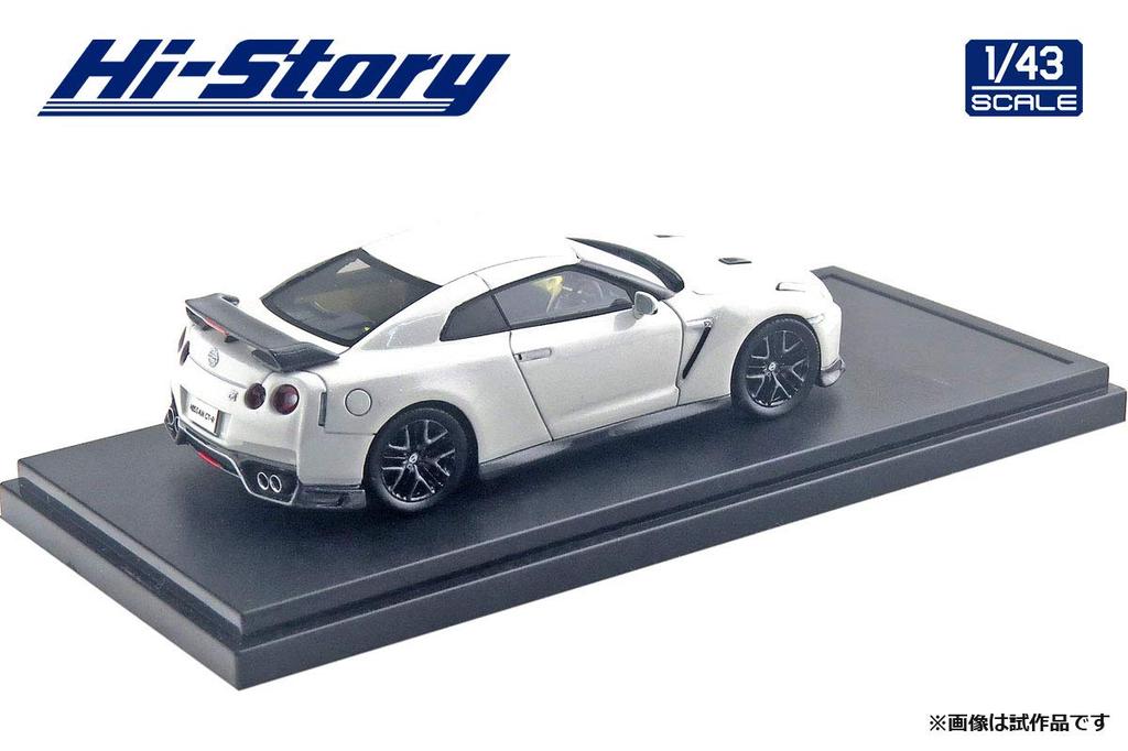 Hi Story Nissan Ambassador Памятная модель в честь инаугурации Блестящий белый перламутр Готовое изделие 1/43 GT-R (2019)