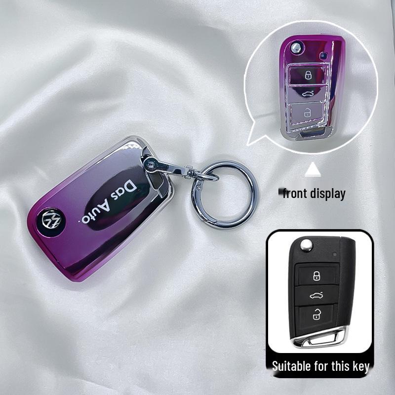 Чехол для ключа Volkswagen Sagitar, T-Roc, Tiguan, Lavida Plus, Tharu, Golf 7, Polo