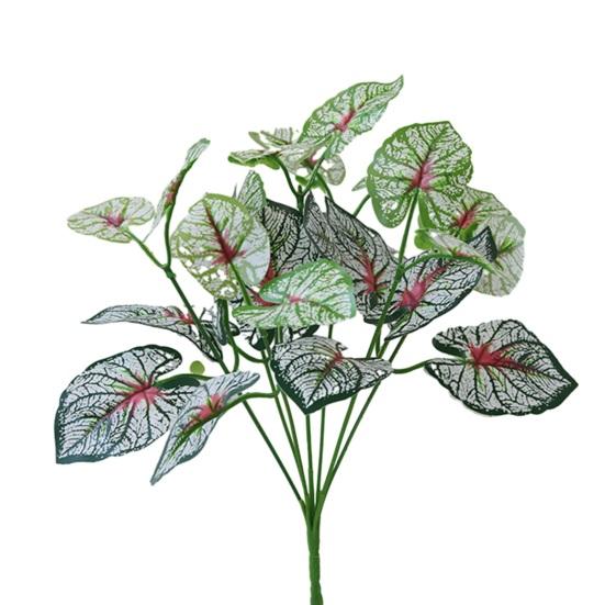 Искусственное растение, яркое, реалистичное, искусственный лист, изысканное мастерство, имитация зеленого растения для украшения дома