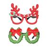 Christmas Party Eyeglass Frames: Santa, Snowman & Antler Designs for Kids