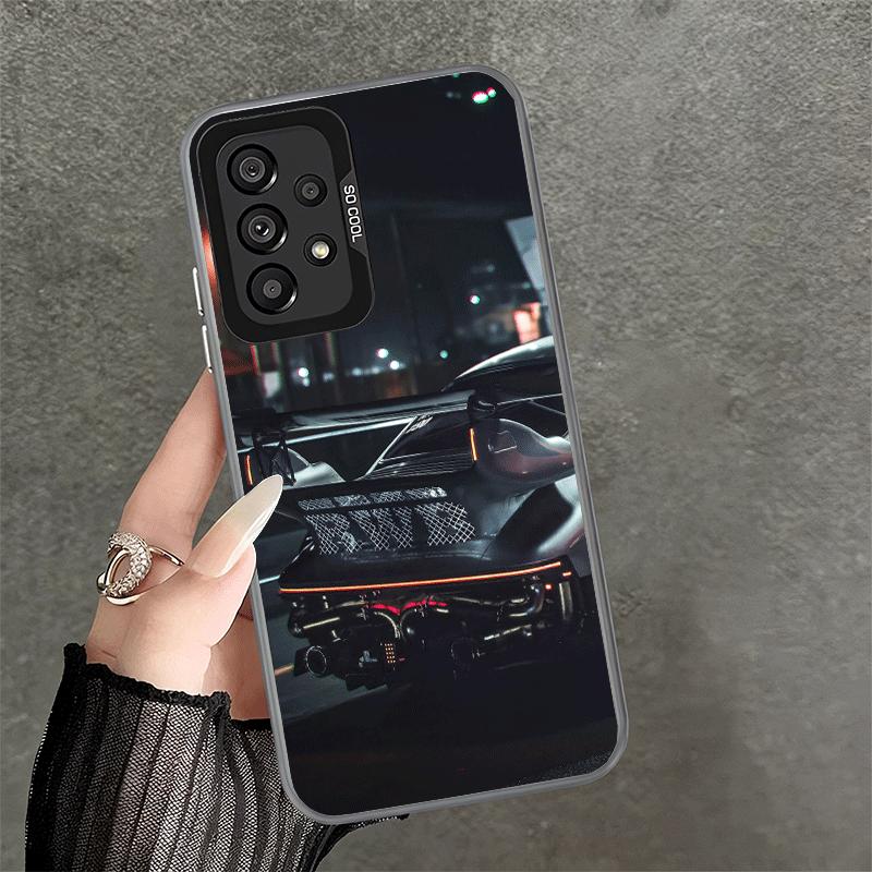Sports Car RWB Cool Shockproof Phone Case for Samsung A17 A16 A15 A14 A37 A57 A36 A56 A26 A35 A55 A25 A34 A54 A24 A13 A23 A33 A5