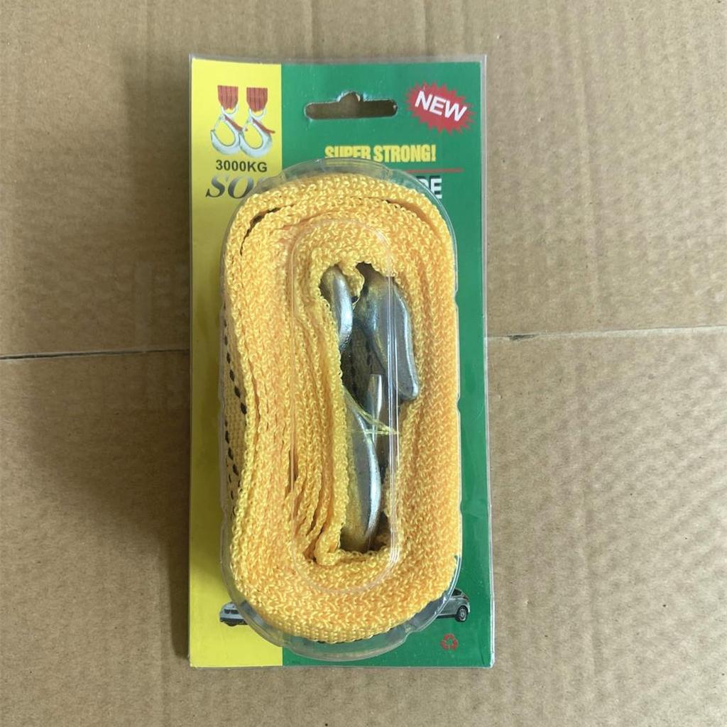 Тяжелый буксировочный трос: Длина 3 м, 4 м, 5 м, грузоподъемность 8 тонн, аварийный автомобиль для работы на открытом воздухе.