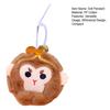 Мягкая игрушка-брелок в виде плюшевой куклы Сунь Укун, милый мультяшный дизайн головы обезьяны, плюшевая игрушка-король обезьян, забавный подарок для мальчиков и девочек