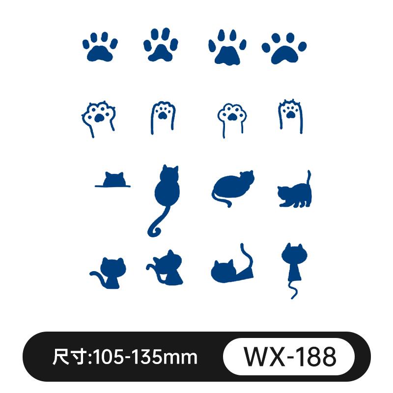 Bxtats Custom Herbal Genipin Juice Ink Tattoo Symbols Minimalism Fingers Tattoos Last 1-2 Weeks Semi Permanent Tattoo Stickers