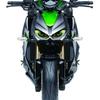 Для Kawasaki Z1000 2014-2016 Наклейка на фару Декор фары Наклейка Зеленый глаз x2