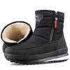 Fashion Men's Snow Boots Wool Plush Warm Men Casual Cotton Boots 2024 New Winter Boots Waterproof Male Shoes Adult Ankle Boots Non-slip