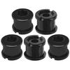 5Pcs Chainring Bolts Lightweight RustProof Easily Install Disc Screw Chainwheel for Mountain Bike Road Bicycle(Black )