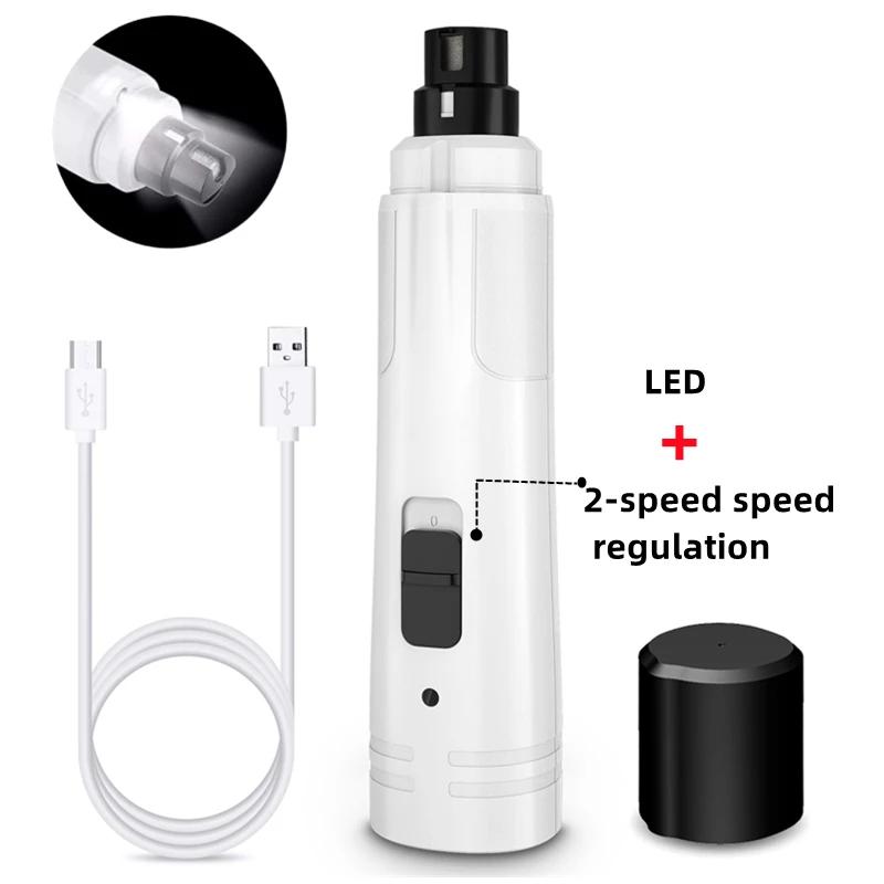 Питомец Зарядка Коготь Ногтя Шлифовальная Машинка Собака Электрическая Машинка для Стрижки для Профессионалов Шлифовальная Машинка для Когтей Собаки Кошки Принадлежности для Груминга Инструменты Триммер