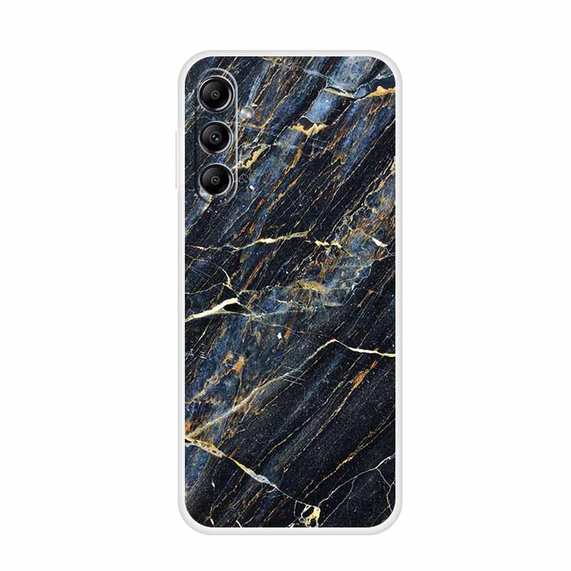 Для Samsung Galaxy A14 A34 A54 5G Мраморный Мягкий Чехол Силиконовый ТПУ Задняя Крышка Телефона Coque для Samsung A 54 34 14 4G Мультяшные Fundas