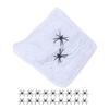 Colorful Halloween Spider Web Stretchable Cotton Cobwebs Elastic Scary Party Scene Props for Halloween Christmas Eve Parties