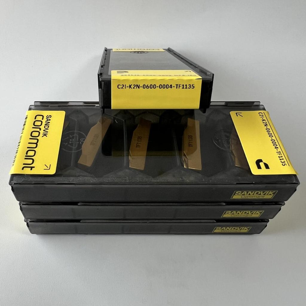SANDVIK / C2I-K2N-0600-0004-TF 1135 / Original Swedish hard alloy blade 5 Pcs