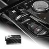 Real Dry Carbon Fiber Gear Shift Collar for BMW X3 G45 M3 G80 2025 IX i20 2021-2025 i5 G60 5 Series G60 2024 2025 LHD