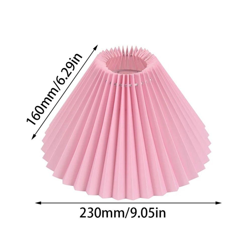 Современный абажур для настольной лампы, моющийся абажур, потолочный декор, плиссированный абажур, торшер