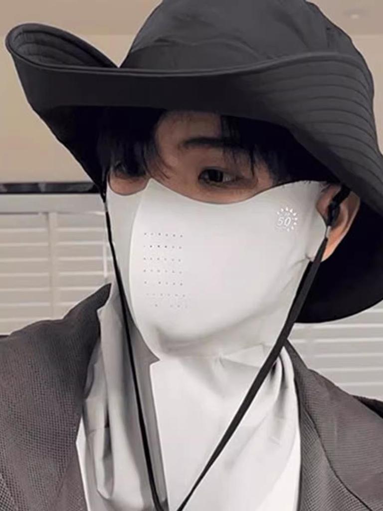 Men's 2025 UV Protection 3D Cycling Face & Neck Mask