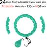 32/24/28 Section Adjustable Sport Hoops Abdominal Waist Exercise Detachable Hoola Massage Fitness Hoop Training Weight Loss