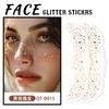 Имитация веснушек, наклейка для макияжа, наклейка на лицо, водостойкая и потостойкая, натуральный цвет веснушек, бронзирующая, горячее серебро, наклейка-тату