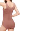Бесшовный боди с контролем живота большого размера