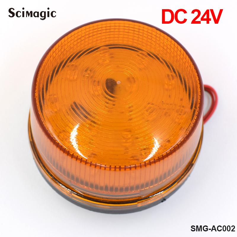 12-256V Wide Voltage LED Strobe Beacon Light Outdoor Emergency Warning Flashing Lamp 360&deg; Wall Mount 4 Color Alert Beacon 3