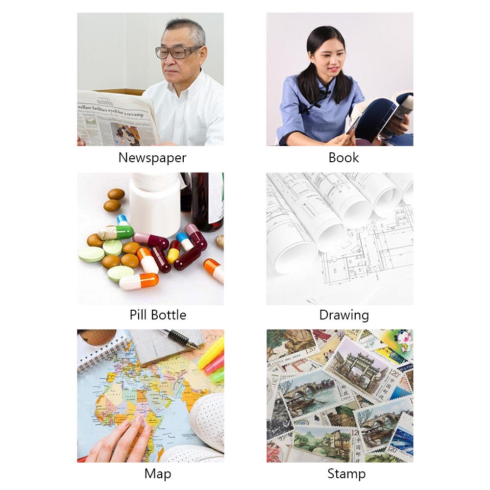 Увеличительное стекло с подсветкой Лупы 2,5X 45X с большим увеличением, светодиодная ручная подсветка