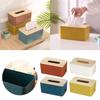 Household Wooden Desktop Paper Storage Case Table Decoration Tissue Boxes Tissue Holder
