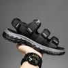 Fashion Men Sandal Casual Fashion Sandals Summer Outdoor Soft Non-slip Wear-resistant Beach Shoes Webbing Upper Two-wear Sandals