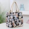 Cat Print Canvas Tote: Portable Lunch, Picnic & Work Bag