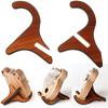New Wooden Portable Guitar Stand Rack Musical Strings Foldable Holder Vertical Ukulele Display