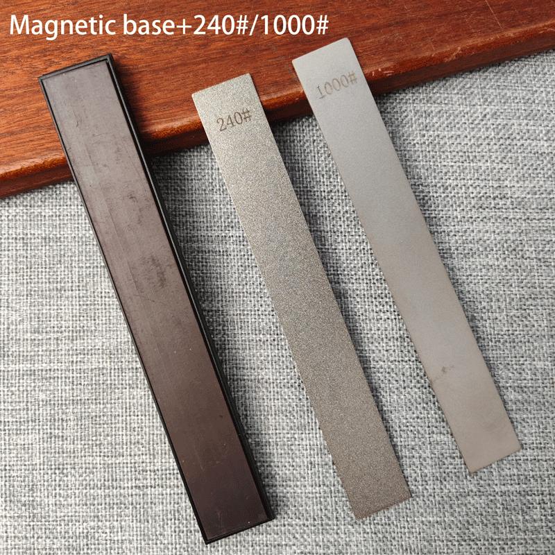 Алмазный точильный камень для точилки для ножей, фиксированный угол, точильный камень, алмазные доводочные камни, магнитное основание