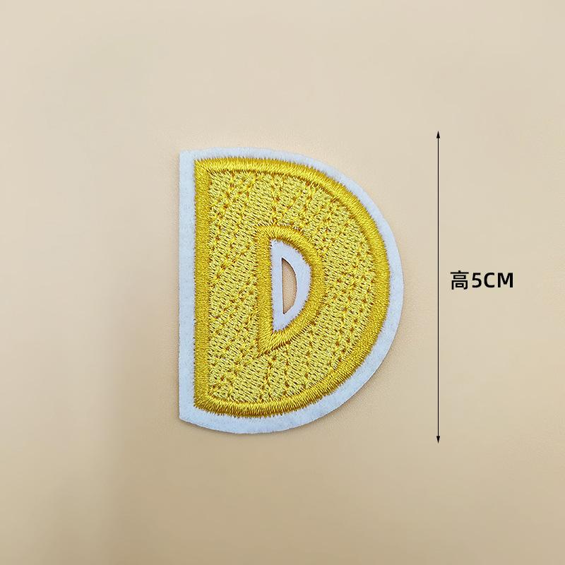 26 шт. цветных термоклеевых нашивок с буквами, вышитых патчей AZ, аппликация на одежду, платья, шляпы, носки, джинсы, аксессуары для самостоятельного изготовления