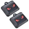 Red Strobe Animal Repellent, Weatherproof Coyote Deterrent, Automated Solar Charging Repeller for Nocturnal Animal Defense System in Gardens Orchards