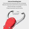 Fishing Lip Gripper Fish Plier Hand Grip Portable Aluminum Alloy Fishing Grip Hook Gripper With Weight Scale Fishing Accessories