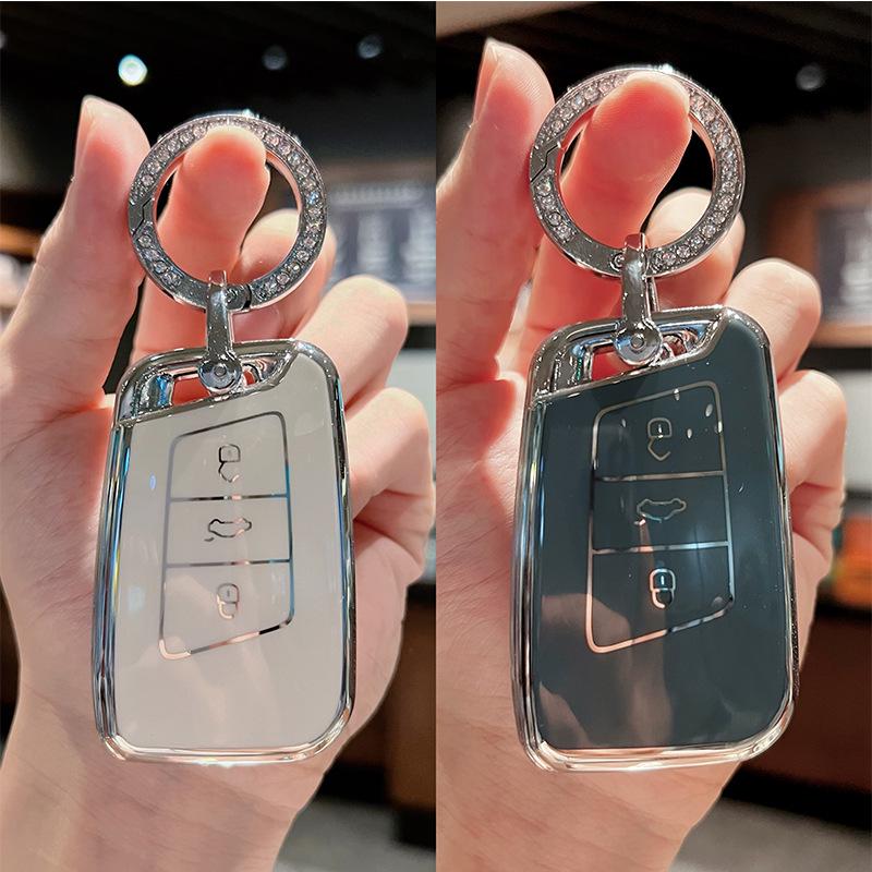 Чехол для ключа Volkswagen для Lavida, Sagitar, Tayron X, Golf, Lamando, Passat, Magotan, Tiguan L
