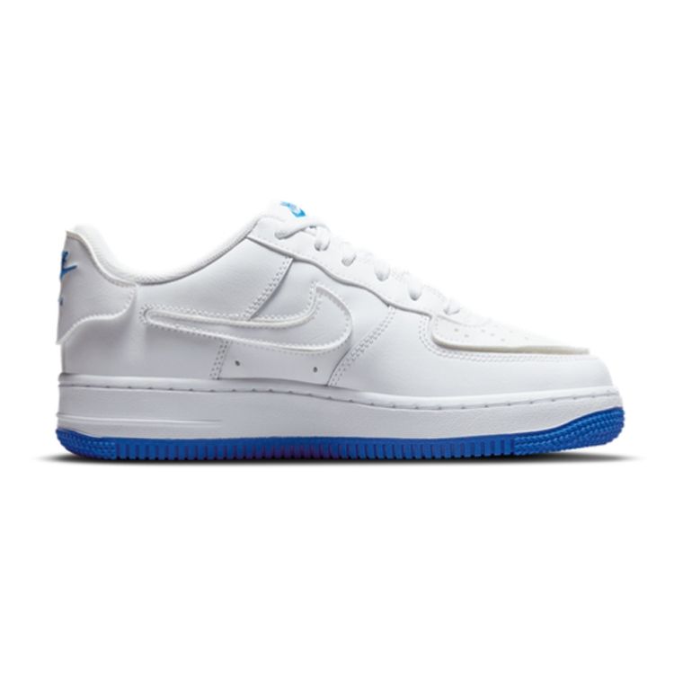Nike Детские кроссовки Air Force 1/1 GS белые королевские синие DB4545-105