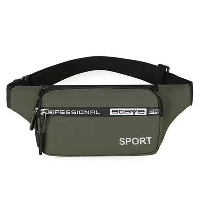 Поясная сумка унисекс, мужская многофункциональная водонепроницаемая спортивная сумка большой емкости, кассовый аппарат, деловая сумка, износостойкая сумка для бега, оксфордская поясная сумка