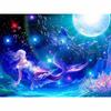 Diy Diamond Painting Dream Mirror Moon The Little Mermaid Diamond Embroidery Cross Stitch Rhinestone