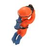 Aquarium Diver Decoration Floating Fish Tank Small Diver Model for Floating Aquarium Accessory Orange Fatty Taking