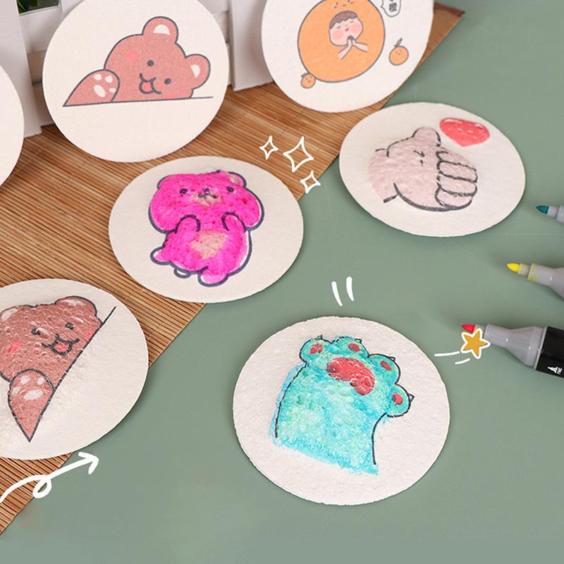 3D Magic Puffy Foam Texture Painting Paper For Kids DIY Drawing Art Educational Craft Sponge Canvas Board Handicraft Toy