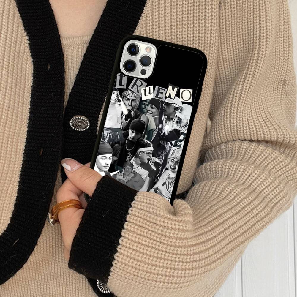 T-Trueno Rapper For IPhone 17 16 15 14 13 Pro 12 11 Pro Max Hard PC+TPU Phone Cases Back Cover