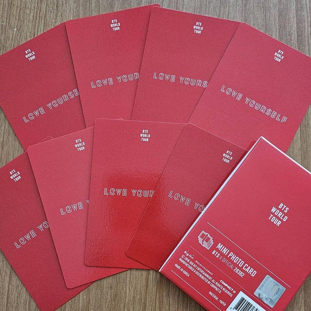 [Б/У] Полная мини-фотография BTS LOVE YOURSELF JAPAN Джин