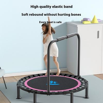 Батут для помещений Маленький батут Тренажерный зал Упражнение Потеря веса Домашний детский батут Кровать для всей семьи Складной батут