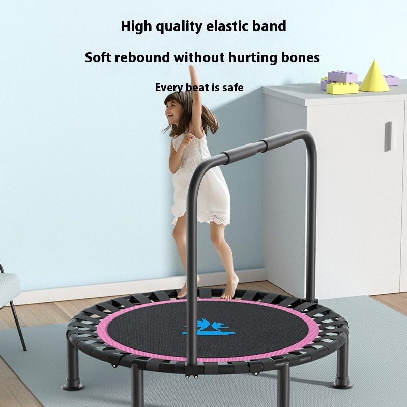 Батут для помещений Маленький батут Тренажерный зал Упражнение Потеря веса Домашний детский батут Кровать для всей семьи Складной батут