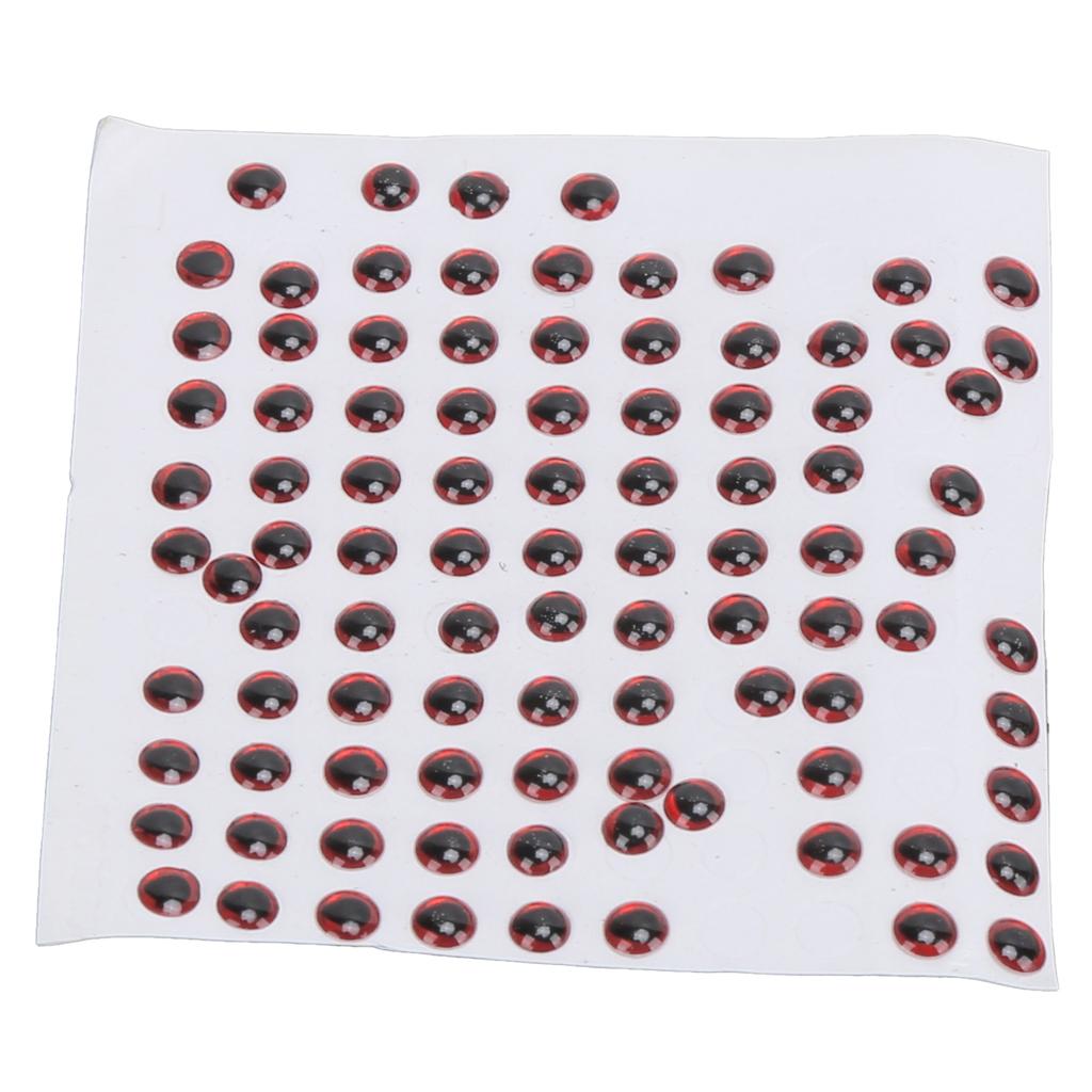 100 шт. Глаза для рыболовных приманок 3D Имитация Рыбий глаз Наклейка для вязания мушек Приманки Поделки DIY Материалы