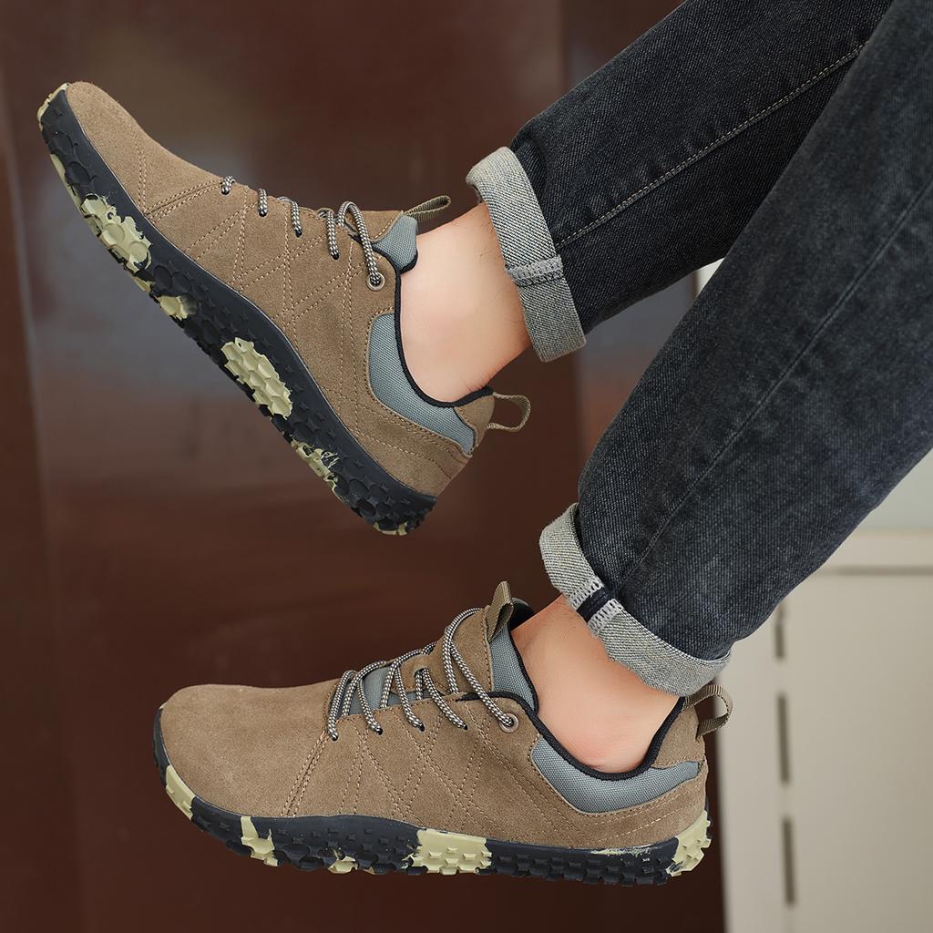 TUINANLE Новая минималистичная обувь для босиком Женская Мужская Широкий носок Обувь для босиком Сетчатые кроссовки для ходьбы Подошва с нулевым перепадом Размеры 37-48