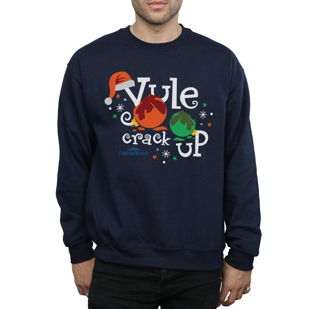 National Lampoon´s Christmas Vacation Mens Yule Crack Up Sweatshirt