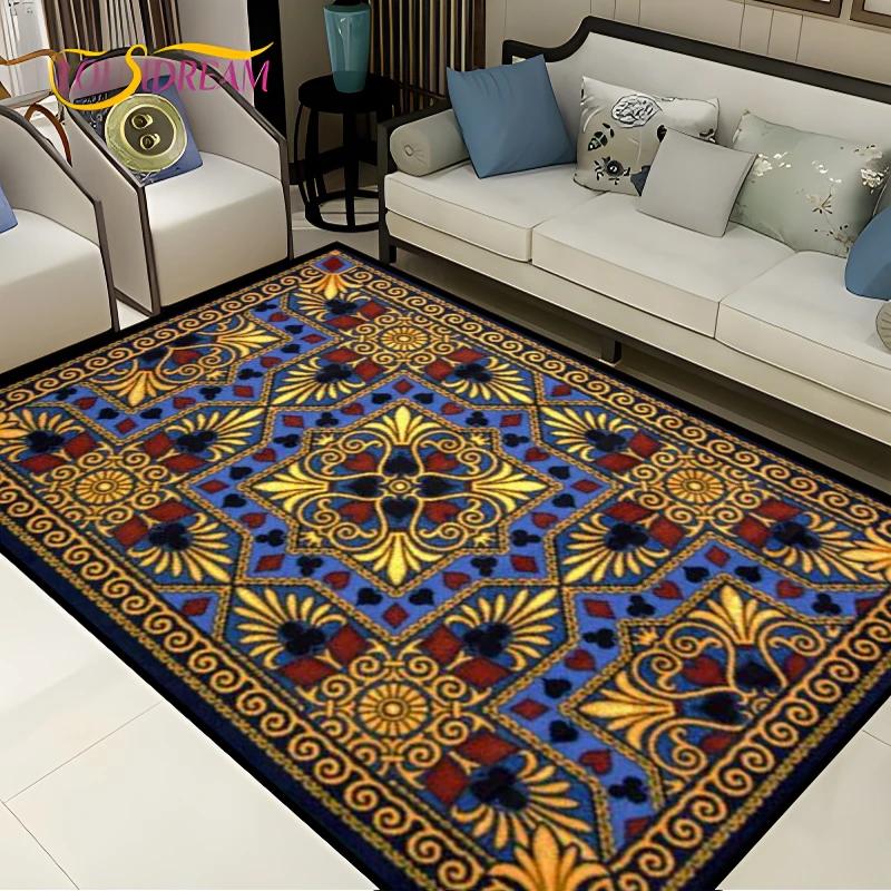 Винтажный персидский ковер для гостиной, спальни, богемный, турецкий, марокканский, этнические ковры, противоскользящий, мандала, геометрический, придверный коврик, коврик-постер