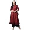 Women's Cotton Relaxed Fit Anarkali Kurta Pant Set Indian Bollywood Tunic Kurta VFP-1864a