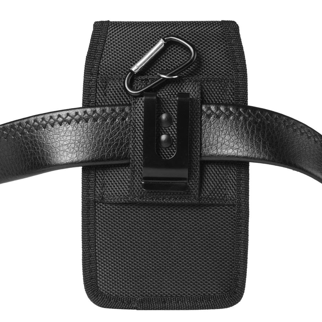 Universal Oxford Nylon Phone Bag Belt Clip Pouch Case Waist Bag for 3.5-6.3 Inch Phone