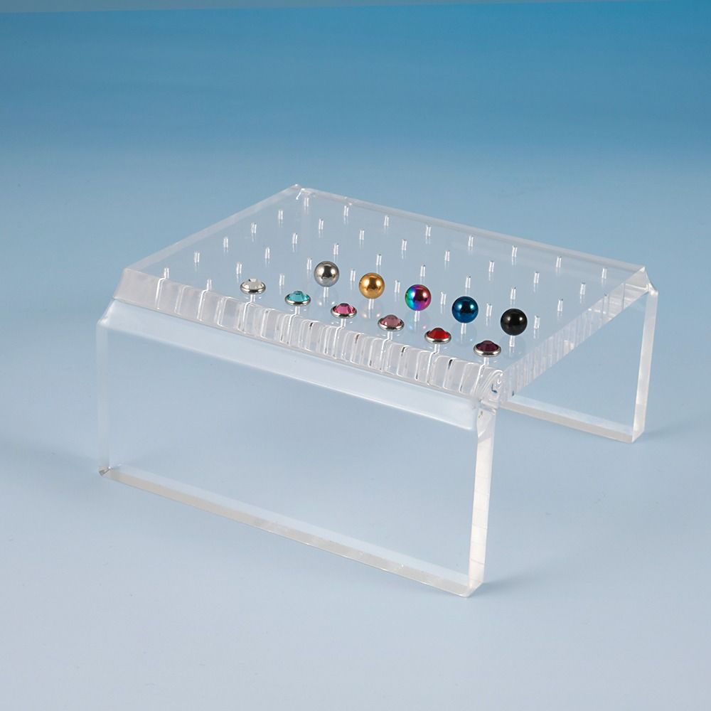 Акриловая подставка для украшений, Подставка для пирсинга, Подставка для серег, Рамка для хранения колец для сосков