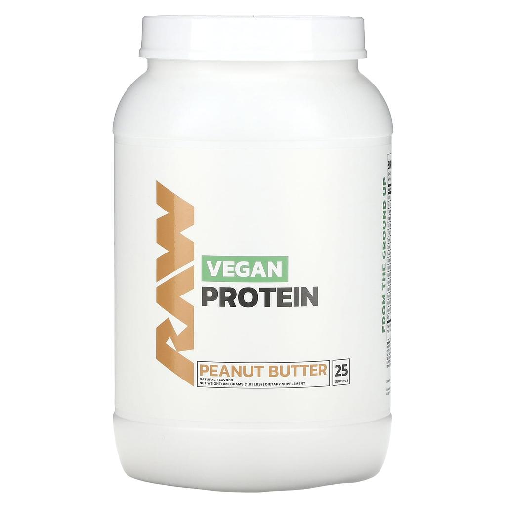 Vegan Protein, Peanut Butter, 825G (1.81Lb)