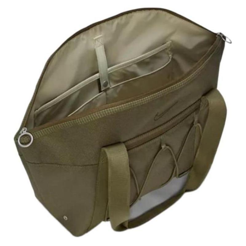 Nike Тканевая сумка-тоут, Сумка для покупок, Сумка на плечо, Сумка-хобо Обычная Женская Оливково-зеленая Повседневная CV0063-222